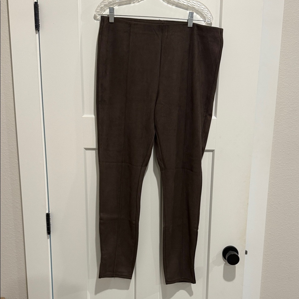 Anna & Ava Women's Dark Brown Skinny Pants